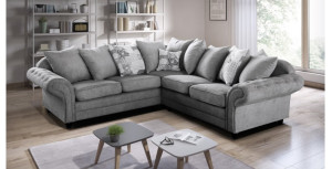 Nicole Corner Group Sofa Graphite