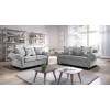 Nicole Corner Group Sofa Silver