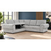 Knightbridge Corner Sofa Bed Silver