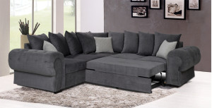 Knightbridge Scatter Corner Sofa Bed Graphite