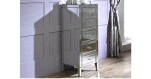 Italia 5 Drawer Narrow Chest