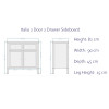 Italia Mirrored Sideboard
