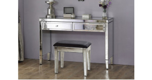 Italia 2 Drawer Sideboard and Stool Package Deal