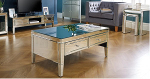 Italia Mirrored Coffee Table