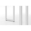 Positano White Marble Dining Table + 6 Chairs Set