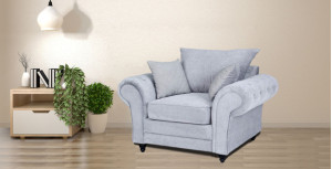 Amalfi Armchair Silver Grey
