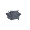 Amalfi Armchair Graphite - DK Grey
