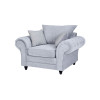 Amalfi Armchair Silver Grey