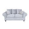 Amalfi 3+2 Seater Sofa Silver Grey