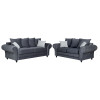 Amalfi 3+2 Seater Sofa Graphite - DK Grey
