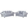 Amalfi 3+2 Seater Sofa Silver Grey
