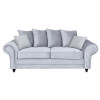 Amalfi 3 Seater Sofa Silver Grey