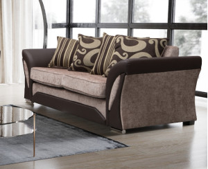Farrow Beige Brown 3 seater
