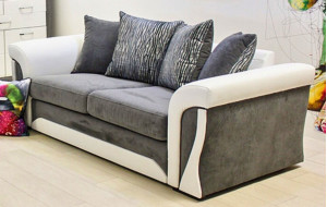Farrow White Grey 3 seater