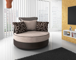 Swivel Chair Brown