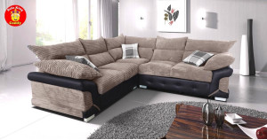 Talbot Corner Sofa  Brown-Beige