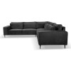 Teddy Corner Dark Grey Plush Velvet 2C3