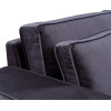 Teddy Corner Dark Grey Plush Velvet 2C3