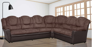 Arizona Fabric 3CR2 Right Corner Brown and Brown