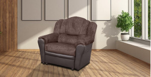 Arizona Fabric Armchair Brown 