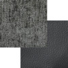 Arizona Fabric 3CR3 Right Corner Black and Grey