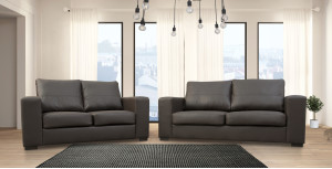 Westpoint 3+2 Seater Brown PU