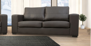 Westpoint 3 Seater Brown PU