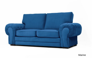 Windsor 2 Seater Marine Blue Plush