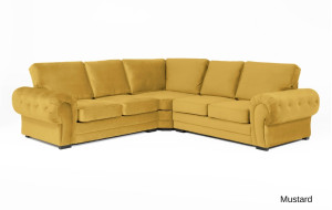 Windsor Large Corner Sofa Asphalt Plush