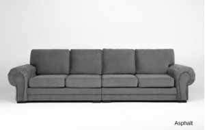 Windsor 4 Seater Asphalt Plush