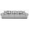 Windsor 4 Seater Silver Plush