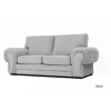Windsor 2 Seater Silver Plush