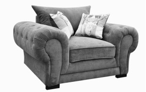 Windsor Armchair Asphalt Plush