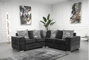 Laxia Corner Dark Grey