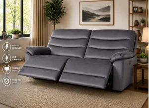 Toledo 3 Seater Power Recliner