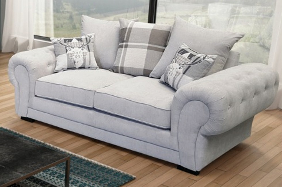 Ashby 2 Seater Silver