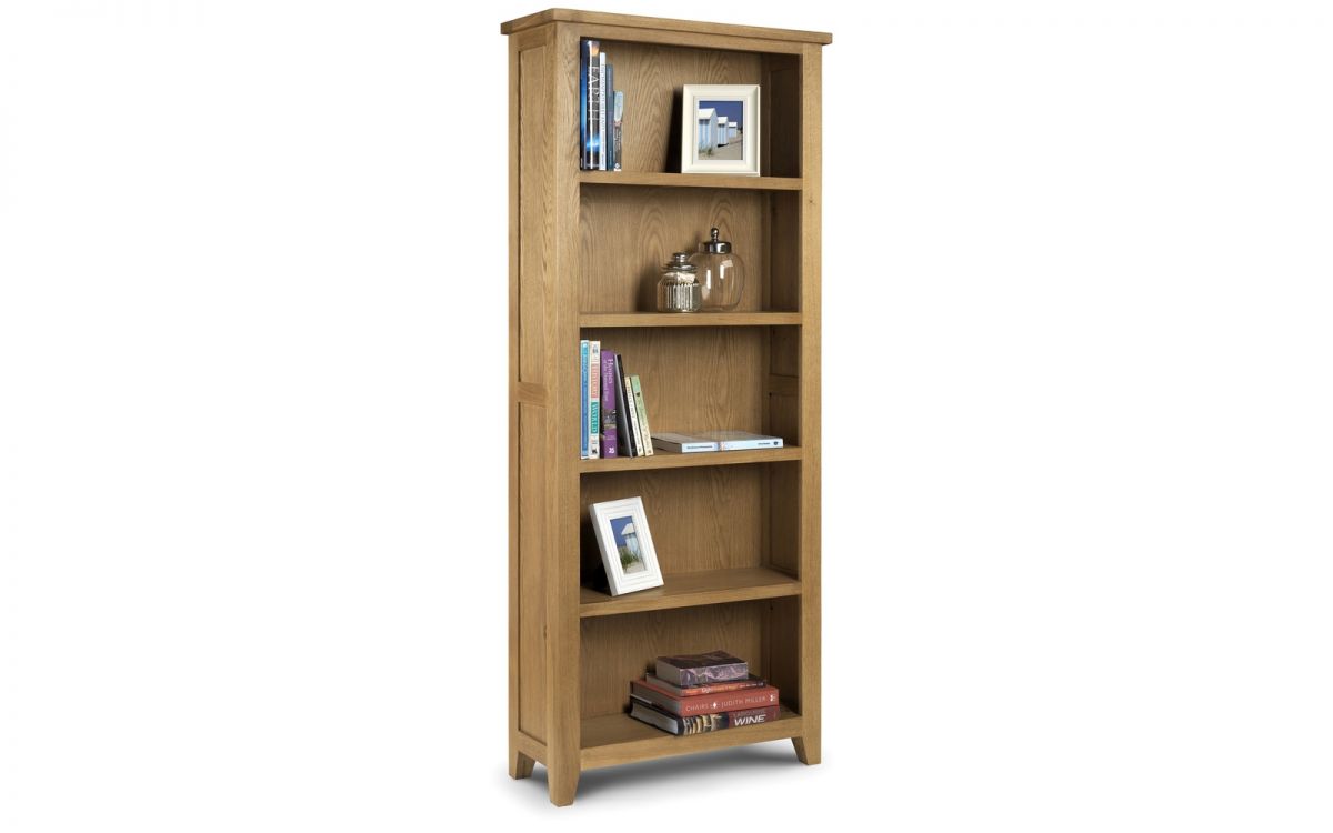 Astoria Oak Tall Bookcase Assembled