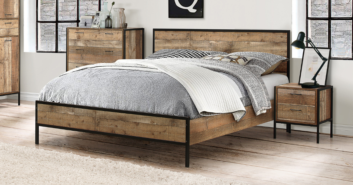 Rustic Double Bed
