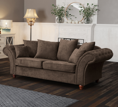 Charme 3 Seater Brown