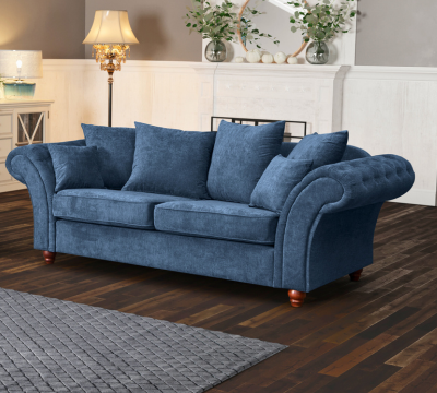 Charme 3 Seater Blue