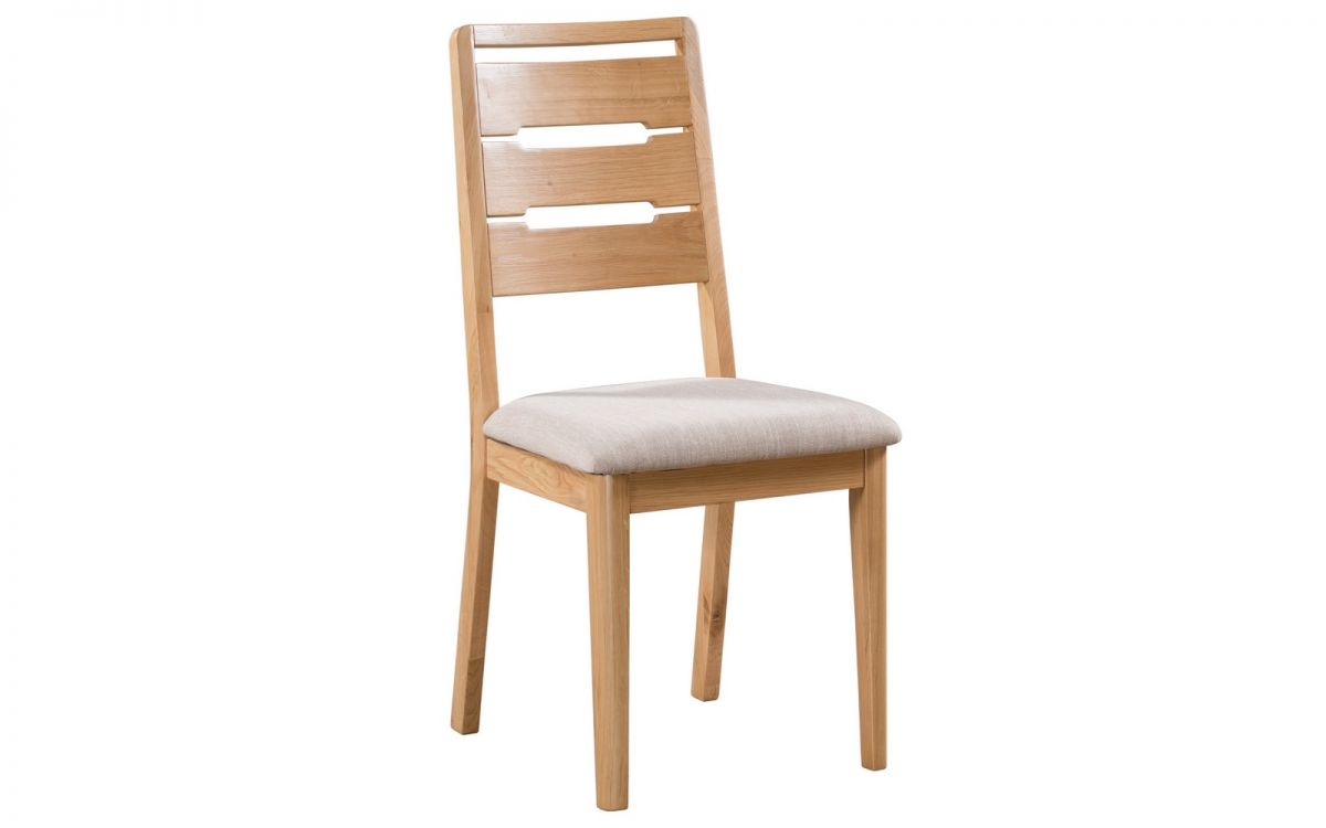 Curve Oak Natural Lacquered Dining Chair
