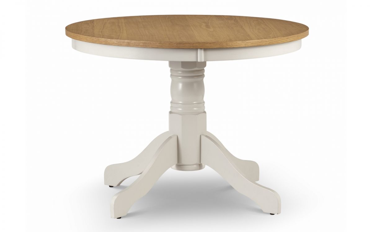 Davenport Round Pedestal Table + 4 Davenport Chairs Set