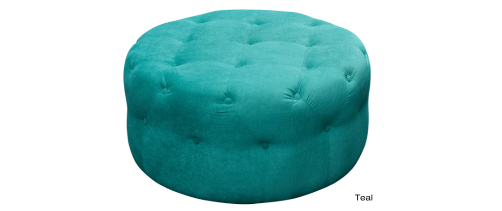 Lux Large Round Footstool