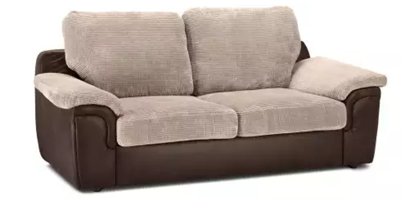 Glow 2 Seater Brown Silver 