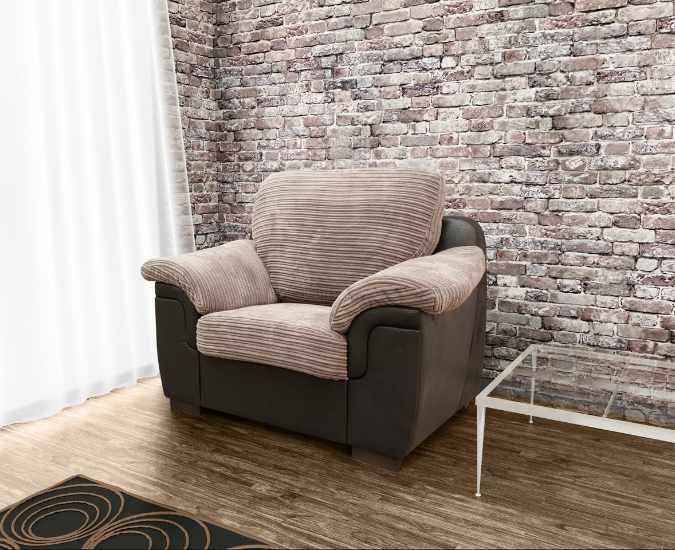 Glow Armchair Beige Brown Glow Armchair Beige Brown