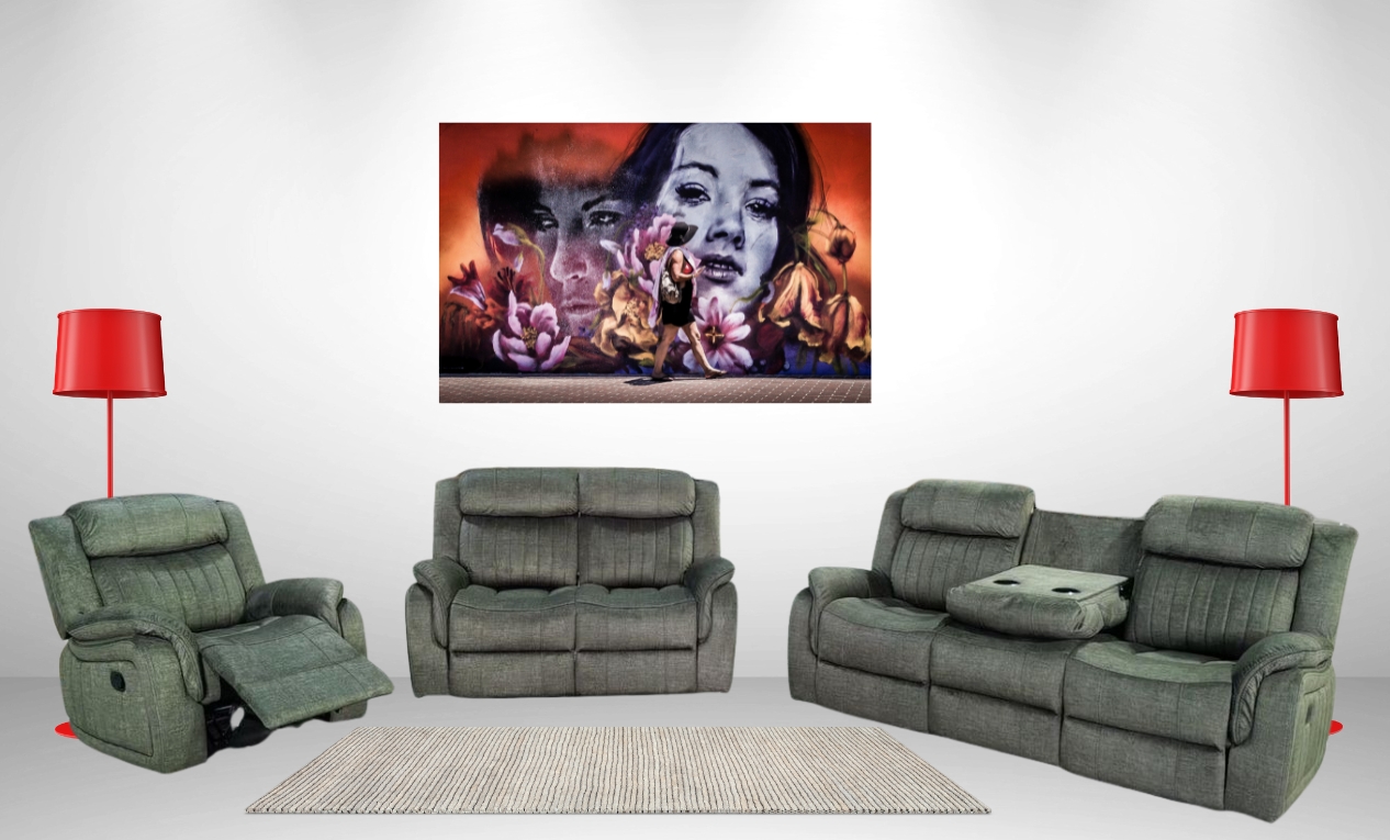 Hollywood 3+2 Fabric Recliner
