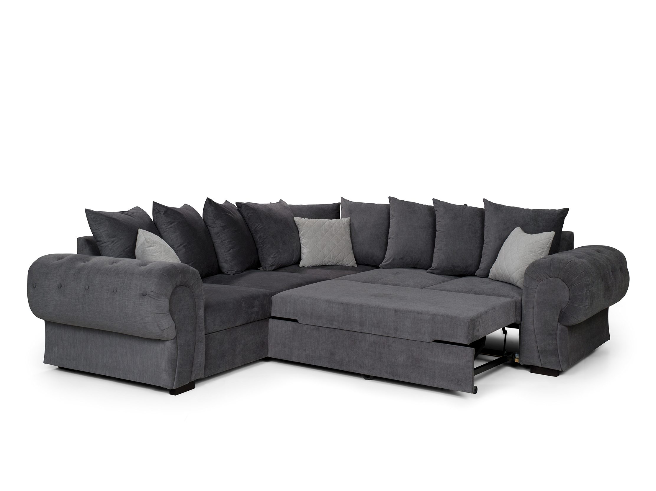 Knightbridge Scatter Corner Sofa Bed Graphite Knightbridge Scatter Corner Sofa Bed Graphite