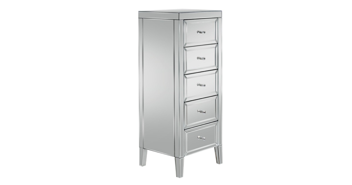 Italia 5 Drawer Narrow Chest Italia 5 Drawer Narrow Chest