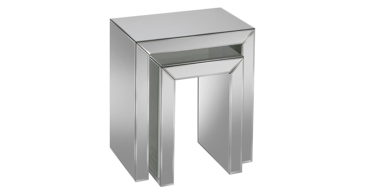 Italia Mirrored Nest of Tables Italia Mirrored Nest of Tables