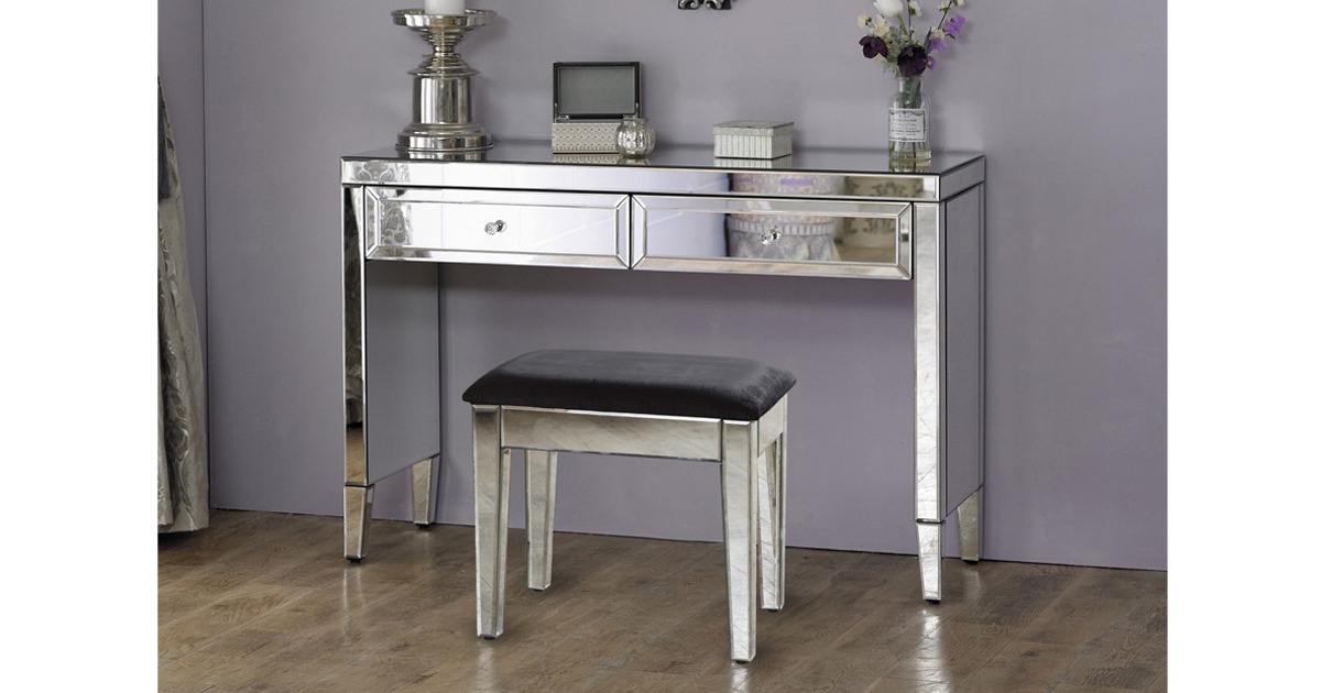 Italia 2 Drawer Sideboard and Stool Package Deal